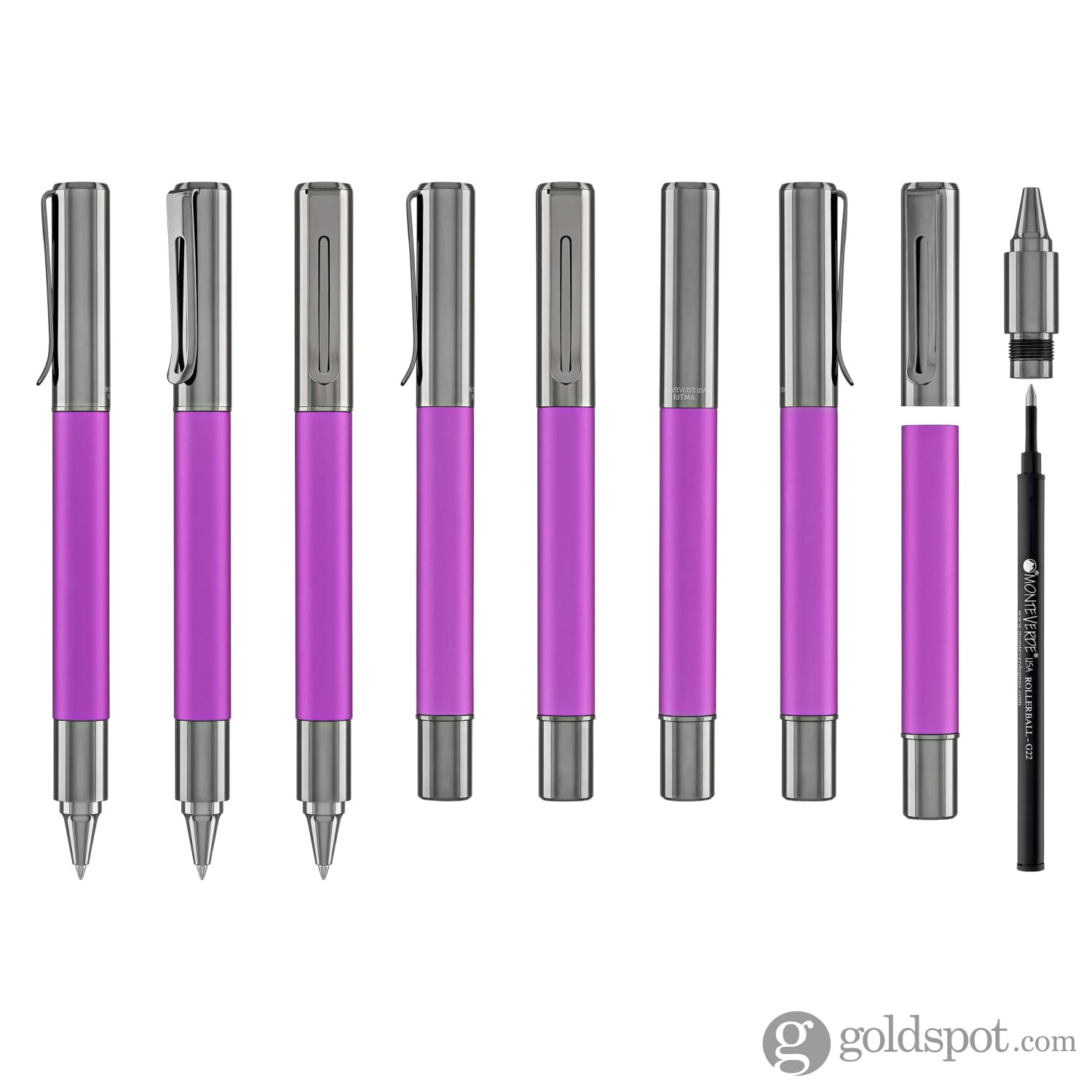 עט רולר Monteverde Ritma Anodized - סגול Purple