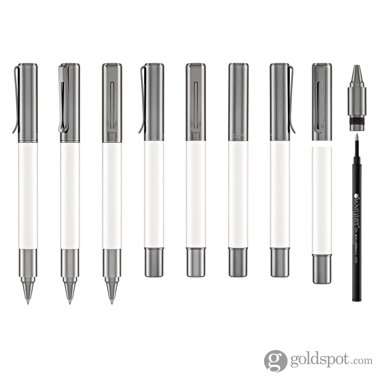 עט רולר Monteverde USA Ritma Anodized - כסף Silver